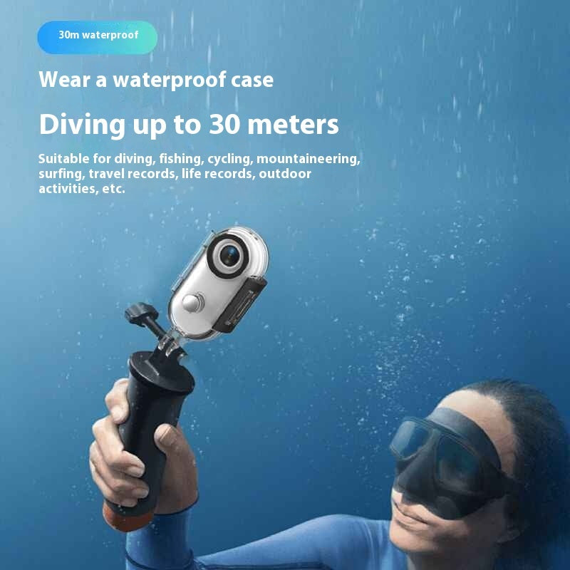 4K Mini Action Camera – Helmet & Body Mount Sports Cam for Motorcycle, Bike, Cycling, and Outdoor Adventure