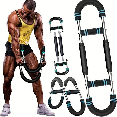 Adjustable U-Shaped Arm & Chest Strength Trainer | Home Gym Fitness Equipment