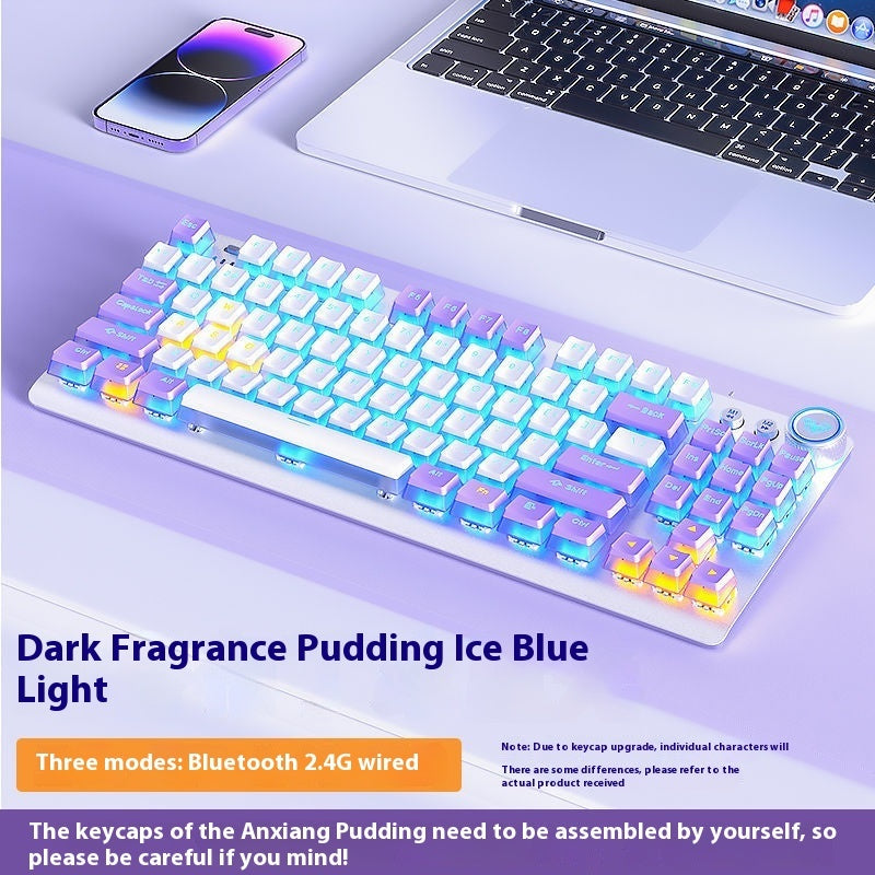 Tarantula Wireless Mechanical Keyboard Side Engraved Three-mode Bluetooth
