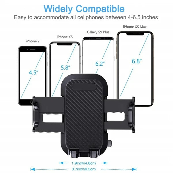 360° Universal Car Phone Mount – Windshield & Dashboard Holder for Smartphones & GPS Devices