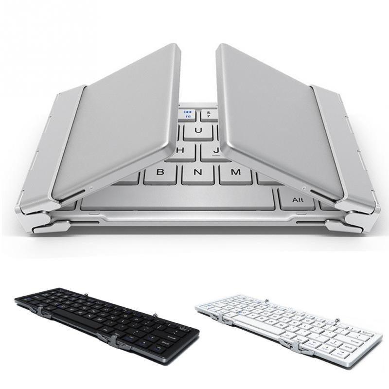Smart Folding Bluetooth Keyboard – Ultra-Portable Travel Edition for Phones, Tablets & Laptops