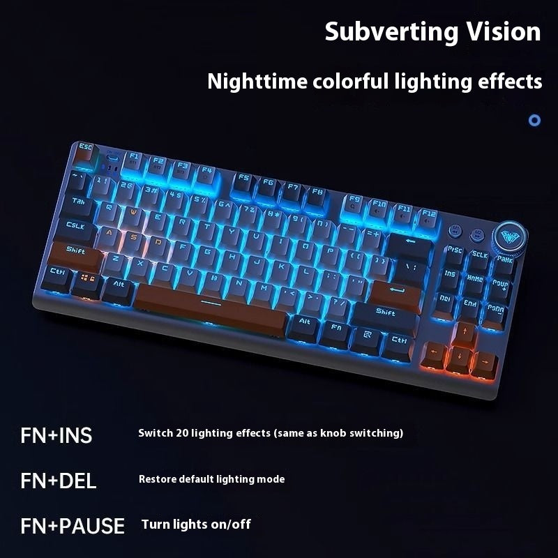 Tarantula Wireless Mechanical Keyboard Side Engraved Three-mode Bluetooth