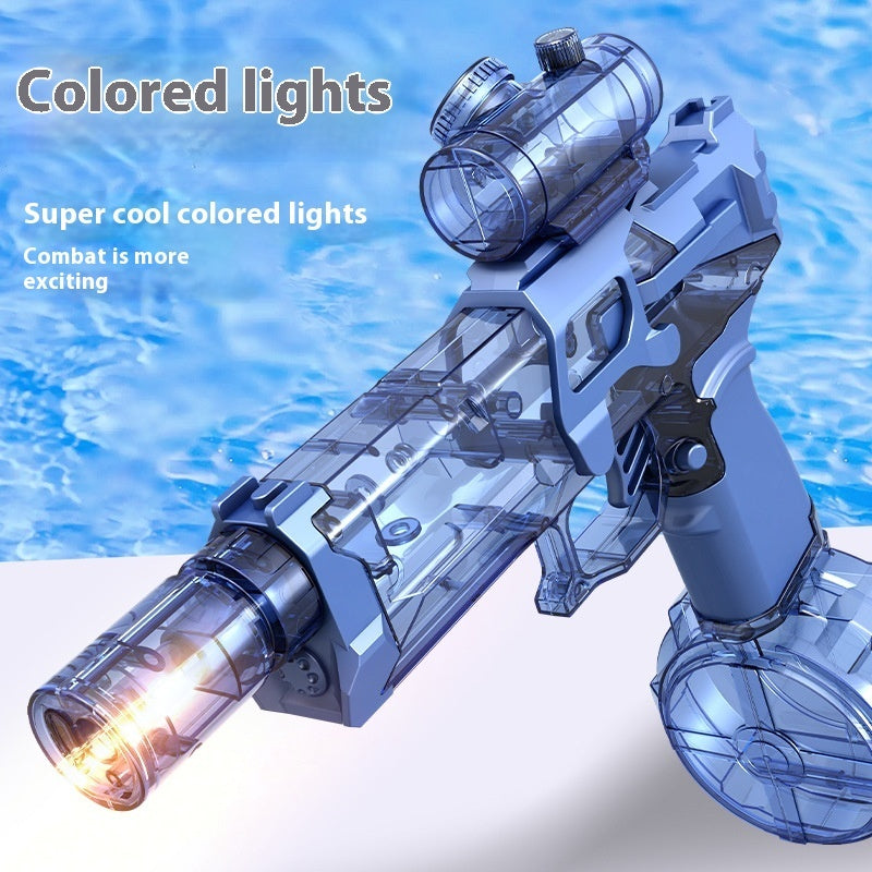 Electric Fire Rat Water Gun – Full Automatic Cool Light Water Blaster Toy for Kids (AC223)