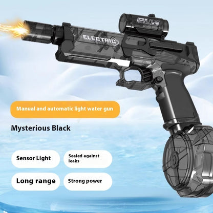 Electric Fire Rat Water Gun – Full Automatic Cool Light Water Blaster Toy for Kids (AC223)