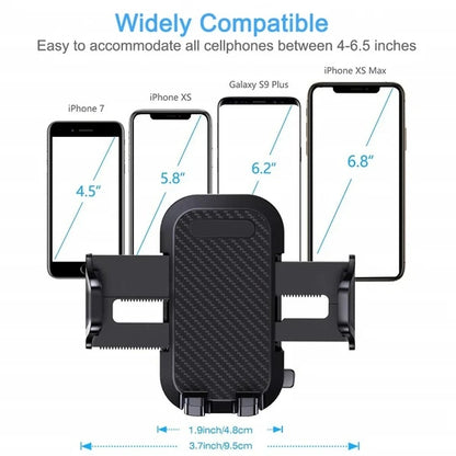 360° Universal Car Phone Mount – Windshield & Dashboard Holder for Smartphones & GPS Devices