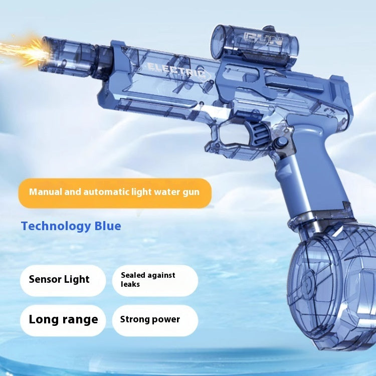 Electric Fire Rat Water Gun – Full Automatic Cool Light Water Blaster Toy for Kids (AC223)