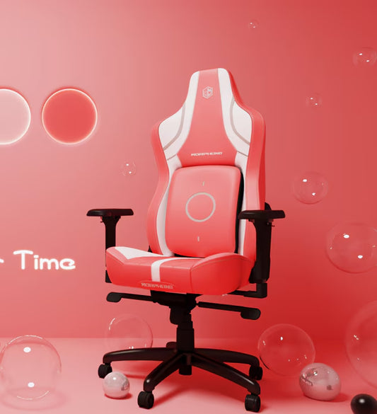 Leather Gaming Chair Pink for girl