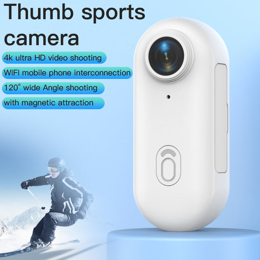 4K Mini Action Camera – Helmet & Body Mount Sports Cam for Motorcycle, Bike, Cycling, and Outdoor Adventure