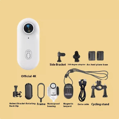 4K Mini Action Camera – Helmet & Body Mount Sports Cam for Motorcycle, Bike, Cycling, and Outdoor Adventure