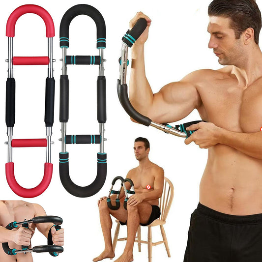 Adjustable U-Shaped Arm & Chest Strength Trainer | Home Gym Fitness Equipment