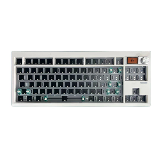 DIY Mechanical Keyboard Kit With Knob Supports Hot Swap RGB Backlight