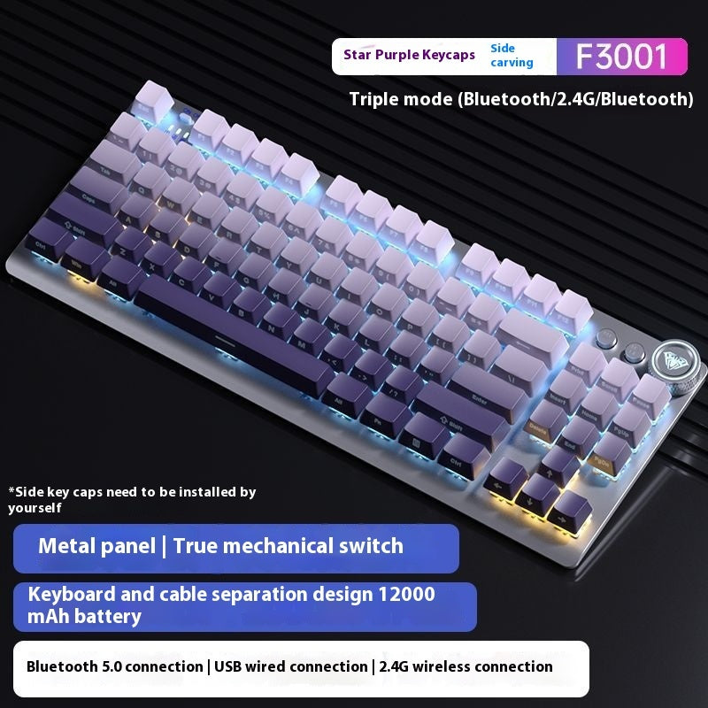 Tarantula Wireless Mechanical Keyboard Side Engraved Three-mode Bluetooth
